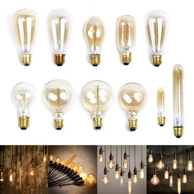 220V/40W E27 Filament Light Bulbs Vintage Decor Industrial Style Lamp Eddison