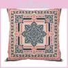 Ethnic Palace Style Decorative Plush Cushion Cover Set With Plant Floral Print