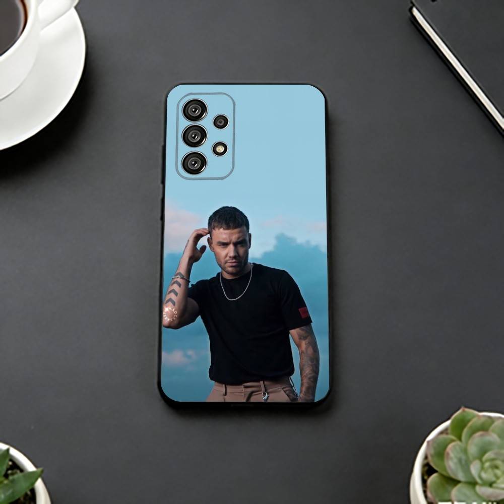 S-Singer L-Liam Payne Phone Case For Samsung S25,S24,S21,S22,S23,S30,Ultra,S20,Plus,Fe,Lite,Note,10,Black Cover