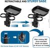 Car Cup Holder Extender 360 Degree Rotating Detachable Multifunctional Car Seat Snack Tray Drink Holder For Travel Truck And Road Trip Use