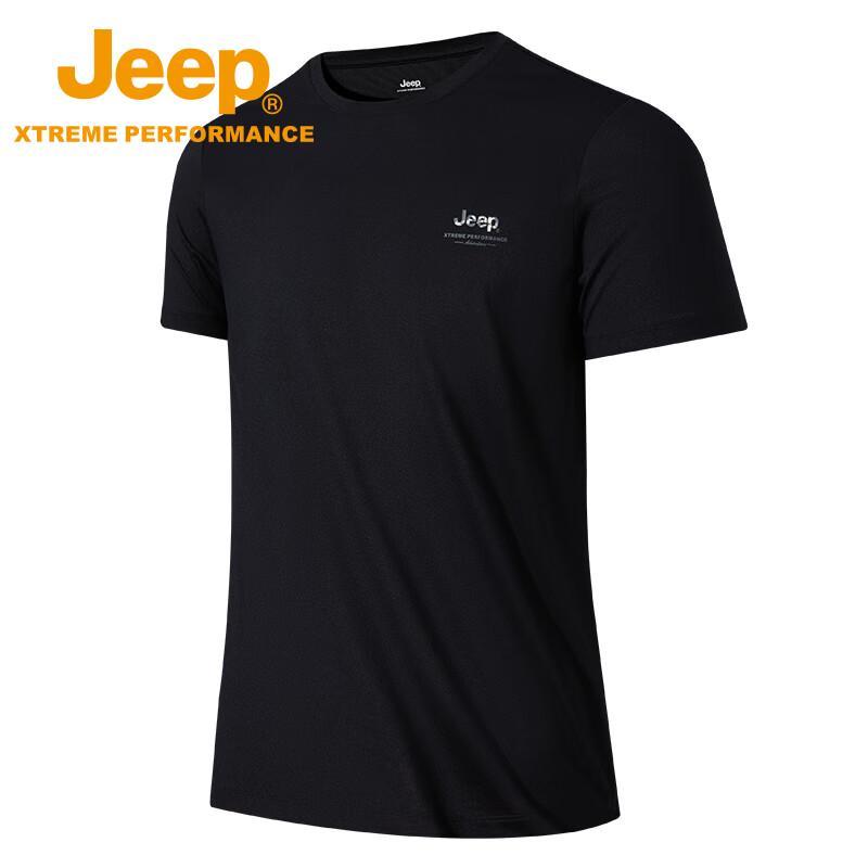 Jeep Men's Outdoor Quick-Dry Ice Silk T-Shirt