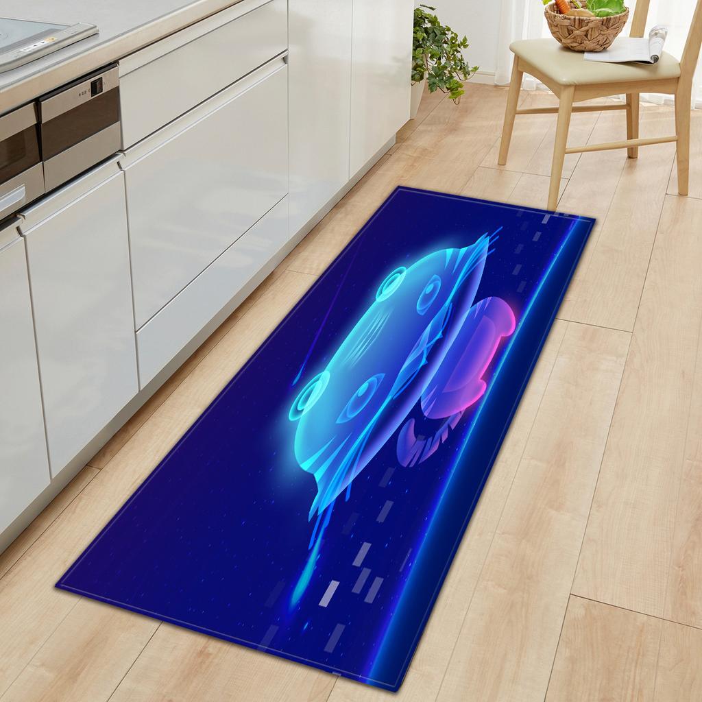 Kitchen Strip Gradual Change Floor Mat Doormat Carpet Foot Pad Fixed Zhi