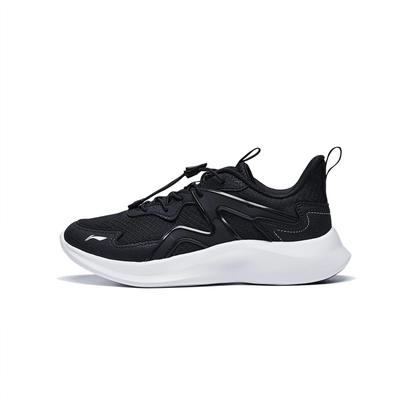 Li Ning Kids Ling Yue 3.5 Comfortable Durable Casual Shoes Kids Shoes Black YKCT114-1