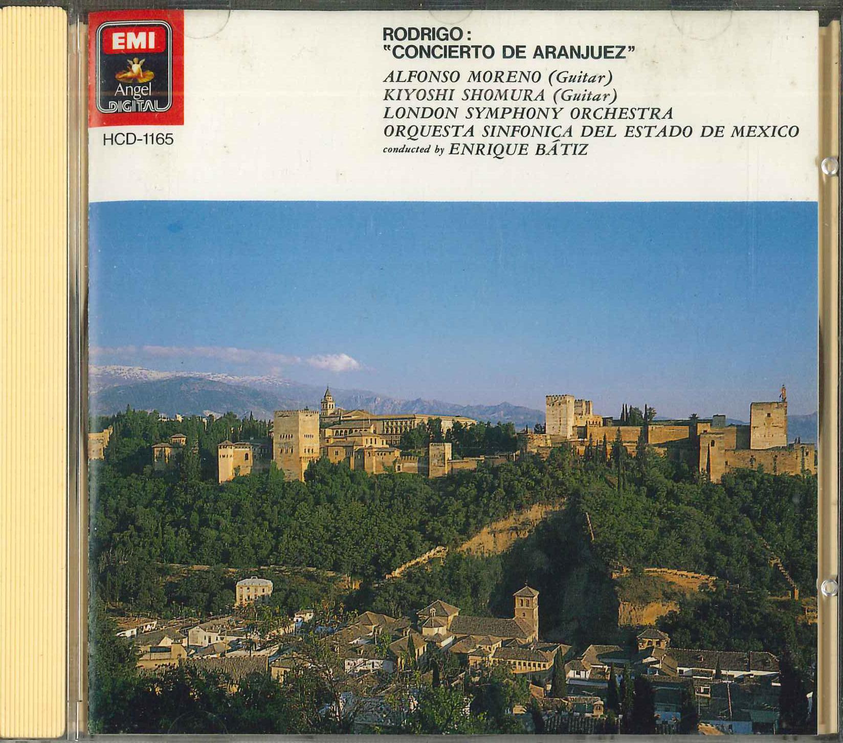 

CD ENRIQUE BATIZ - Rodrigo Concerto De Aranjuez HCD1165 EMI Japan Classical Used
