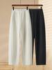 Women's Wide-Leg Velvet Thickened Sweatpants - Casual, Warm, Loose-Fit for Autumn/Winter 2025