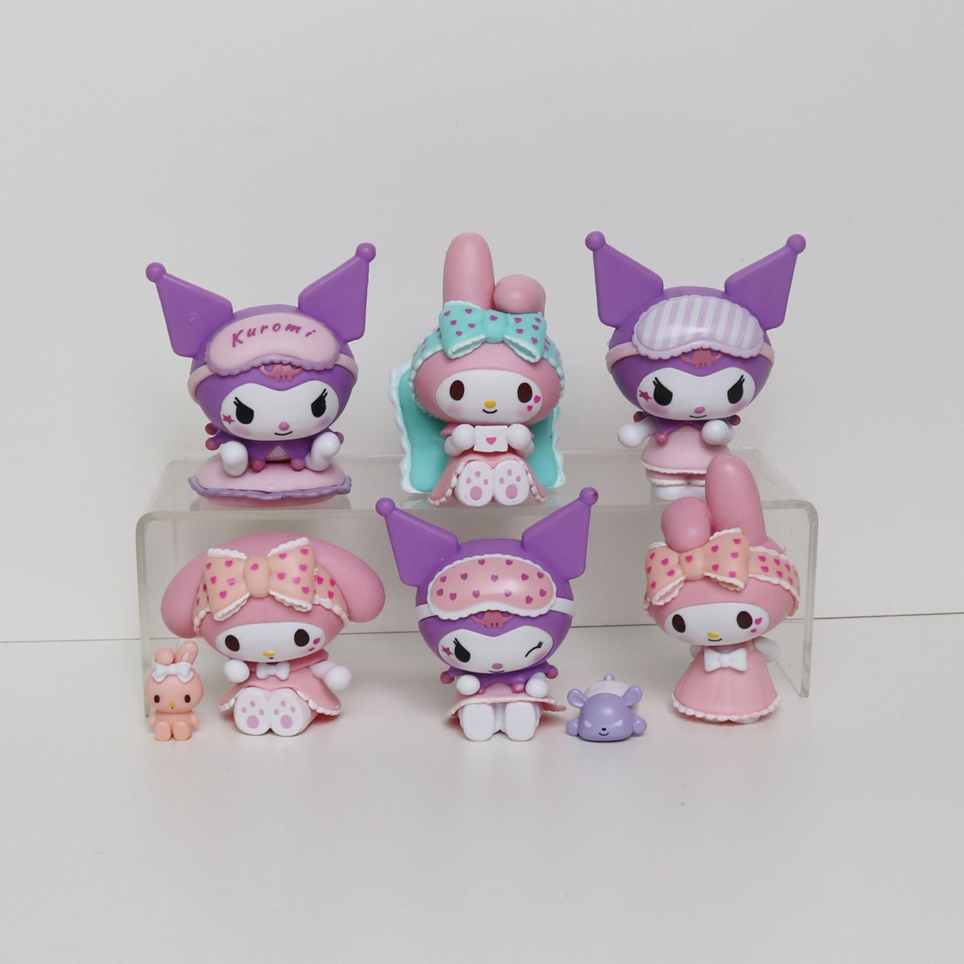 Kuromi & My Melody Figure Pajama Set - Children s Day Gift Toy, 6 Styles