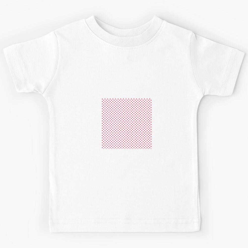 Red Dots pattern Kids T-Shirt 150