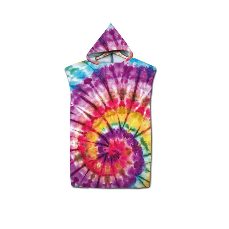 Quick Dry Hooded Bathrobe Towel For Beach And Outdoor Activities