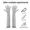 1 Paire de Gants de Manipulation pour Animaux Résistants aux Morsures et aux Griffures Manches de Protection pour Toilettage Utilisation Vétérinaire Manches Protectrices Flexibles pour les Soins aux Animaux Sécurité