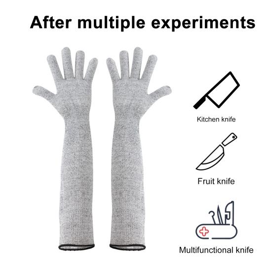1 Paire de Gants de Manipulation pour Animaux Résistants aux Morsures et aux Griffures Manches de Protection pour Toilettage Utilisation Vétérinaire Manches Protectrices Flexibles pour les Soins aux Animaux Sécurité