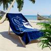 Duke Blue Devils Print Beach Towel, Large Soft Quick Dry Towel for Beach Camping Swimming