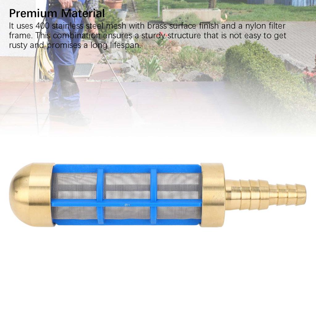 High Pressure Washer Hose Inlet Filter Effective Hose Water Suction Strainer for 3 4 Inch 5 8 Inch Hose