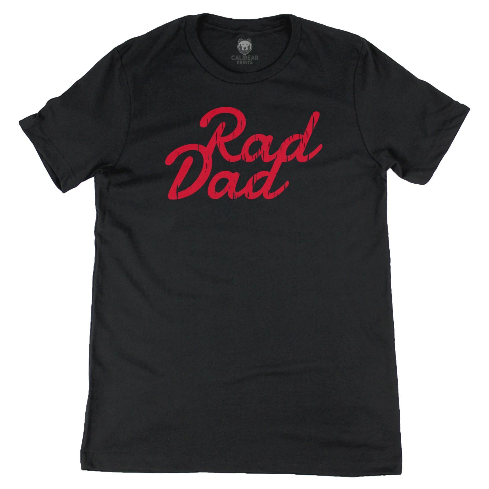 Rad Dad Graphic Art Novelty Tee Funny T shirt M