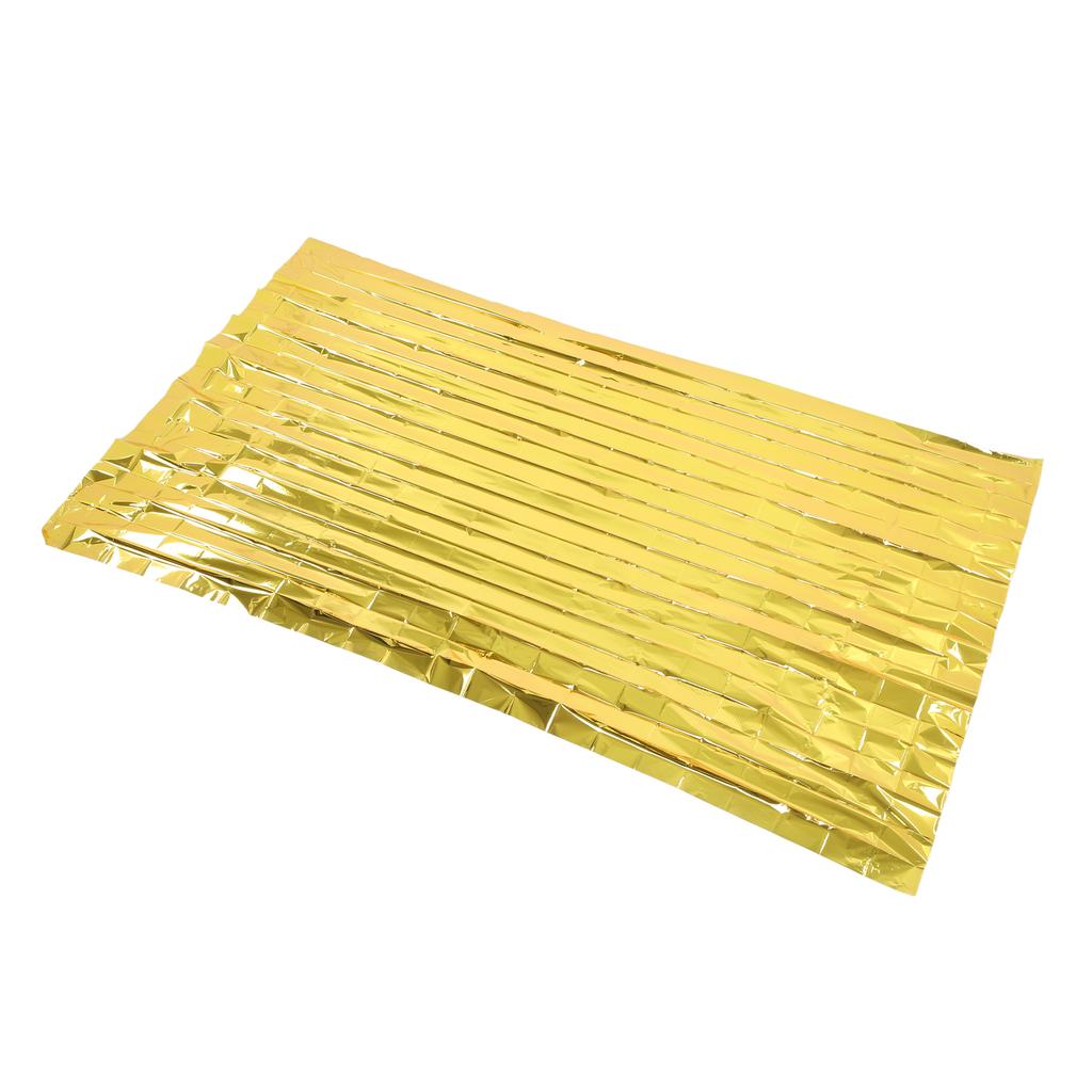 Emergency Blankets Foldable PET Aluminized Film Thermal Blanket Portable Survival Blanket for Journey Camping Outdoors