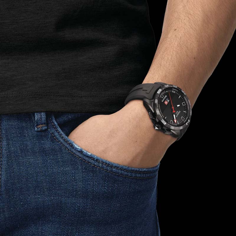 TISSOT Tengzhi Infinity Collection T Touch Tengzhi Boundless Collection Quartz Movement Men's Watches Watch 47mm T121.420.47.051.03