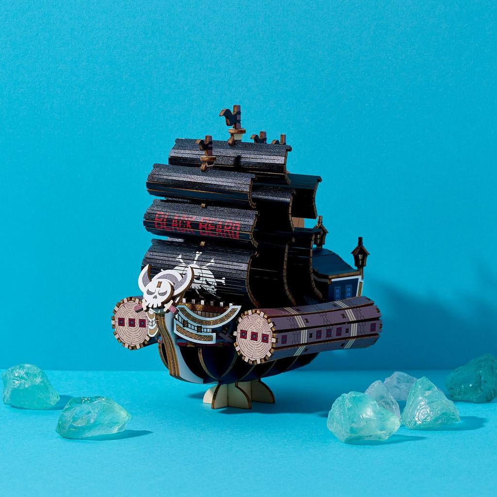 Ki-gu-mi One Piece Saber of Xebec - A Wooden 3D Puzzle DIY Craft Kit That Can Be Enjoyed by Elementary School Children To Adults - An Educational Toy