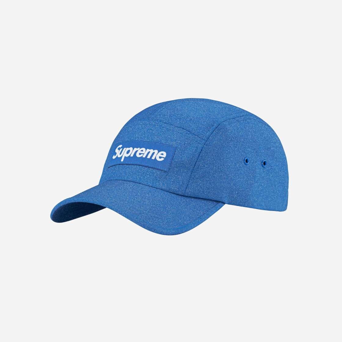 

Кепка Supreme Glitter Cordura Camp Light Royal 23SS -