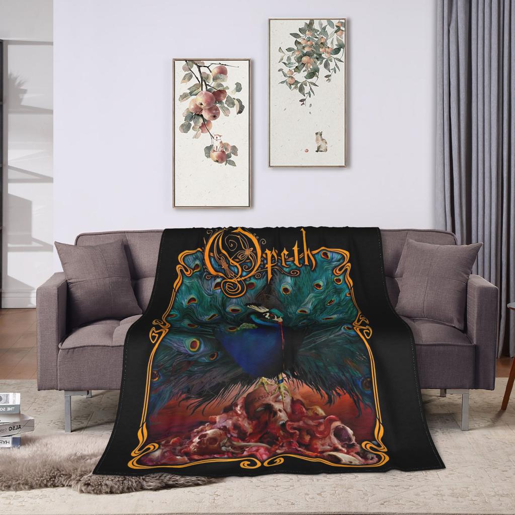 Warm Soft Blanket Travel Opeth Band Bedding Throws Flannel Bedspread For Home Decor Street Trend Sofa Bed Cover