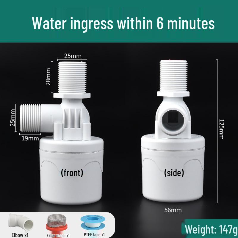 Automatyczny zawór pływakowy do regulacji poziomu wody w zbiorniku