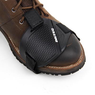 1Pc Non-slip Adjustable Shoe Boots Protector Rubber Motorcycle Shoe Protective Gear Shifter Pad for Motorbike Riding Cycling Road Racing