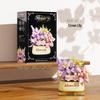 Music Flower Box Compatible Building Blocks Bouquet: Sunflower & Carnation Toy for Children and Teachers