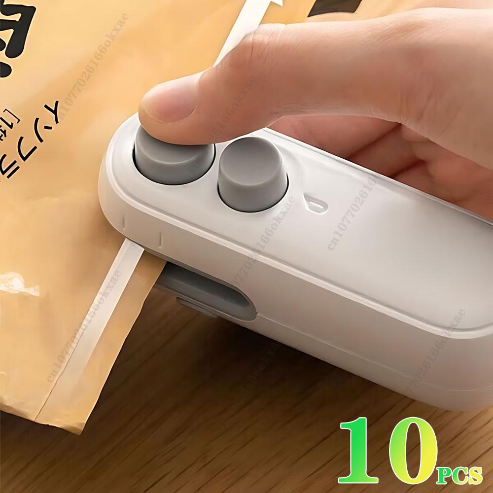 

Portable Mini Sealer 2 in 1 Heat Sealer for Snacks Home Use Rechargeable Sealer Vacuum Sealer Snacks Plastic Bag Heat Sealer