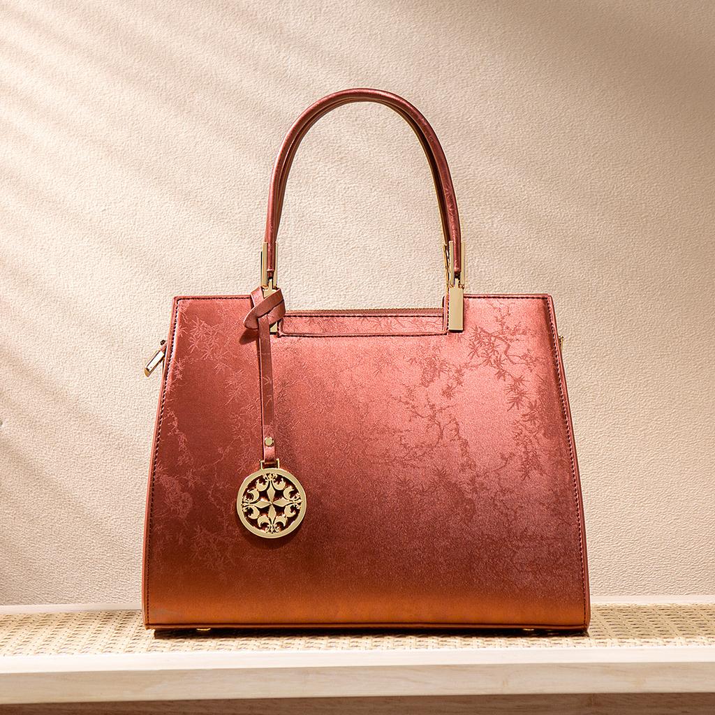 Chinese-style mom bag 2025 new fashion high-end elegant large-capacity tote bag casual shoulder bag handbag for women