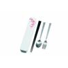 Tatsumiya Adult Cutlery SAKURA WH Size: Approx. W22.2 D4.4 H2.9 33312