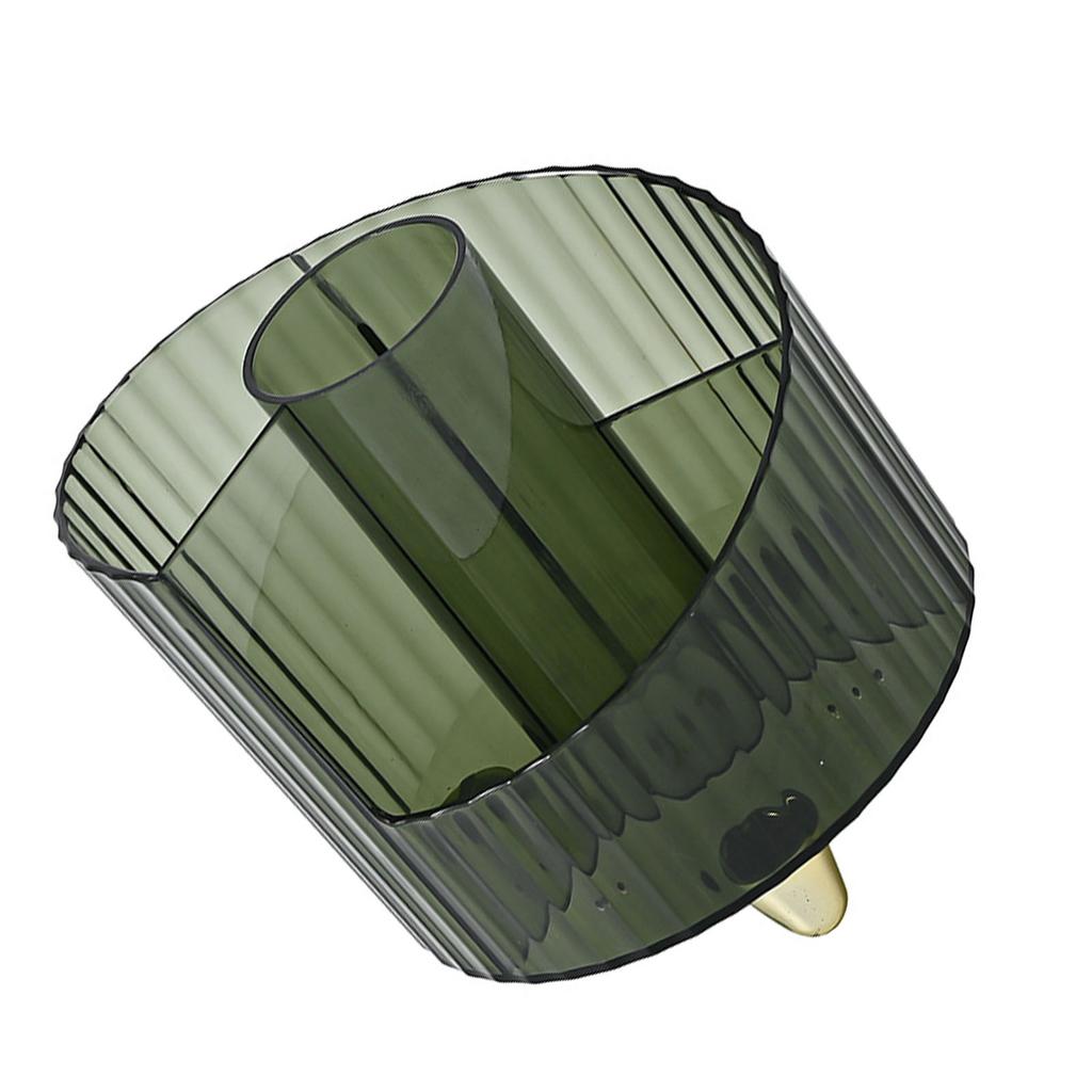 Makeup Brush Holder Case Multi Grids Clear Cosmetic Brushes Storage Box for Pen Lipstick