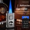 Triple Jet Cigar Lighter with V-Cutter & Puncher