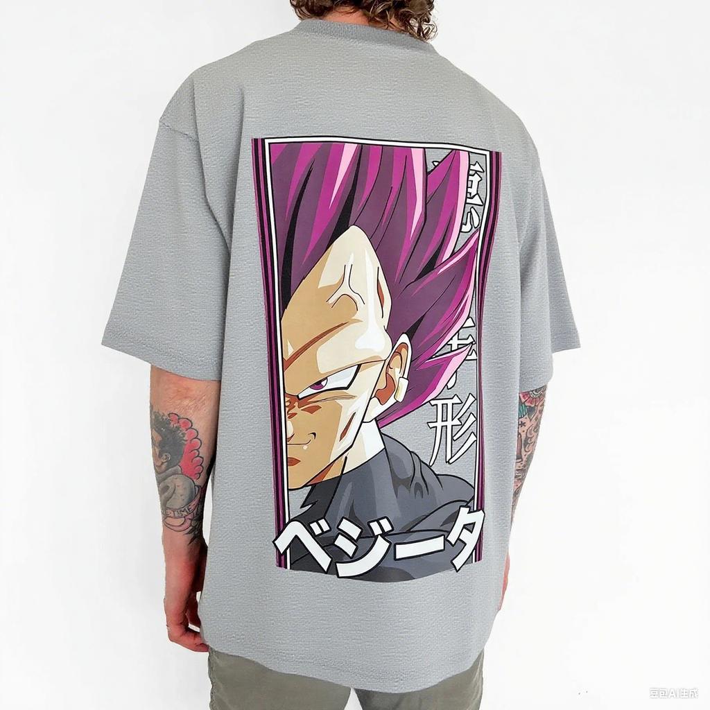 Summer Dragon Ball Vegeta Anime Men T Shirt Streetwear Womens Short Sleeve Tee Japanese Graphic Printed Casual Top Y2k Clothes