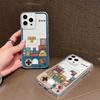 Card Slot Holder Silicone Wallet Pocket Case For Xiaomi Redmi Note 12 13 Pro Oppo A38 A58 A78 Vivo Y21 Y22 Samsung A54 A24 Cover Clear Phone Bumper