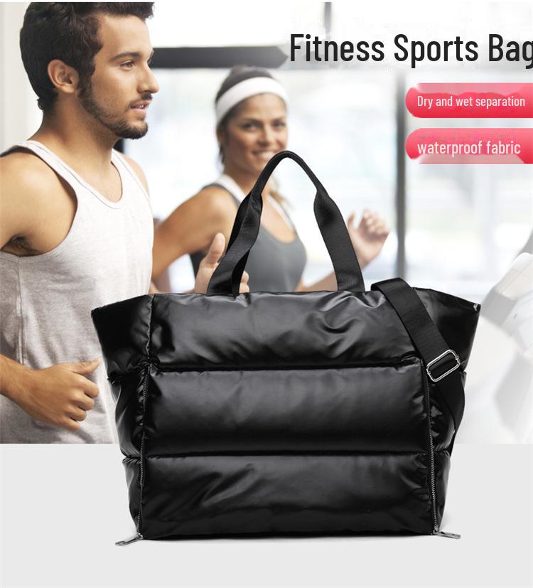 Multi-Purpose Fitness Bag with Wet/Dry Separation for Yoga, Swimming, and Travel