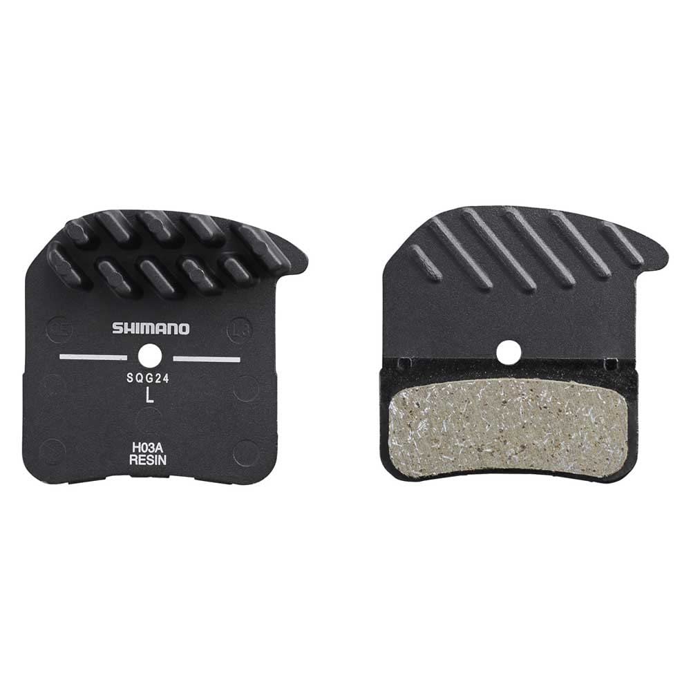 Shimano H03A Resin Disc Brake Pads with Fins (EBPH03ARFA)