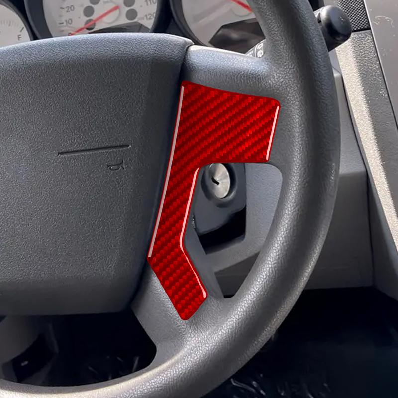 For Dodge Caliber 2007 2008  Button Panel Cover Trim Real Carbon Fiber Stickers Car Interior Refit Accessories