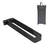 Foldable Metal Stand Portable Storage Bin Ice Bucket Holder Trash Bag Bracket for Cooking Hiking Backpacking Camping Travel