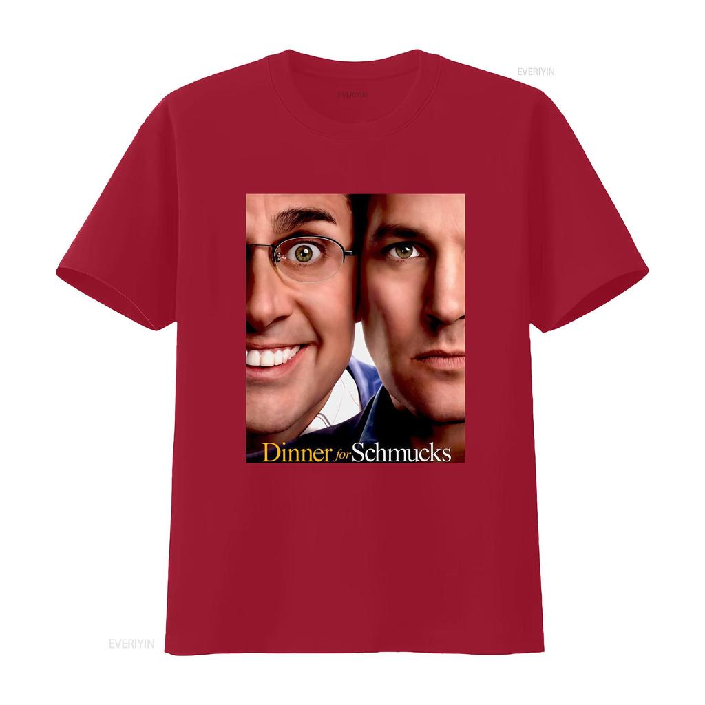 Funny Classic Comedy Dinner for Schmucks Character Print Casual T Shirt vintage Washed Top For Everyday Wear Stylish fashion