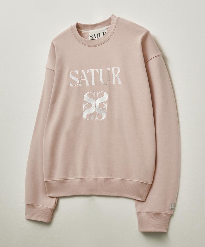 Seteo Classic Logo Sweatshirt Light Pink