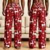 Men's Funny Sleep Pants with Fake Underwear Print Halloween Novelty Pajama Pants