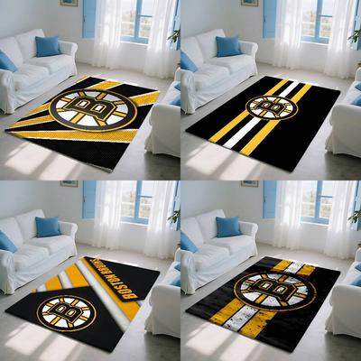 B-Boston-B-Bruins Vloermatten Huis Wasruimte Vloerkleed Tapijt Voor Woonkamer Decor Loungehoek Antislip Voetmat Entree Deurmat