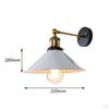 E27 1 Light Lampshade Decorate Industrial Iron Sconce Lights Creative Style for Lighting Restaurant