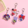 1/4 Bucăți Desene Animate The Amazing Digital Circus Breloc Acrilic Pandantiv Drăguț pentru Rucsac Accesorii pentru Geantă Decorațiuni Cadouri de Sărbători