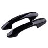 5Pcs Car Exterior Black Door Handle Cover Trim Frame Fit For Mercedes Benz C E GLC Class W205 X253 W213 2016 2017 2018 2019 LHD
