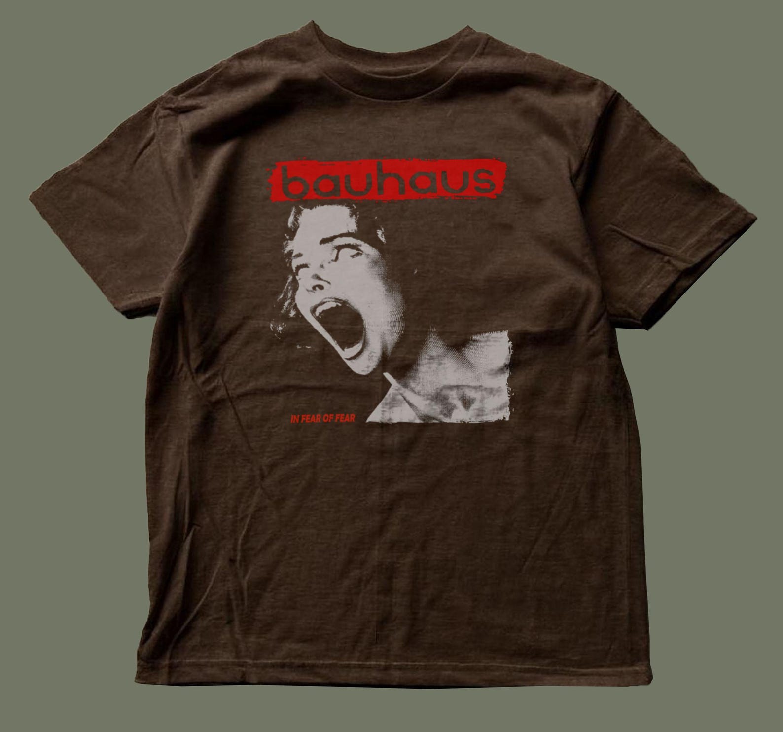 Bauhaus Brown Tee,unisex,graphic tee 2XL