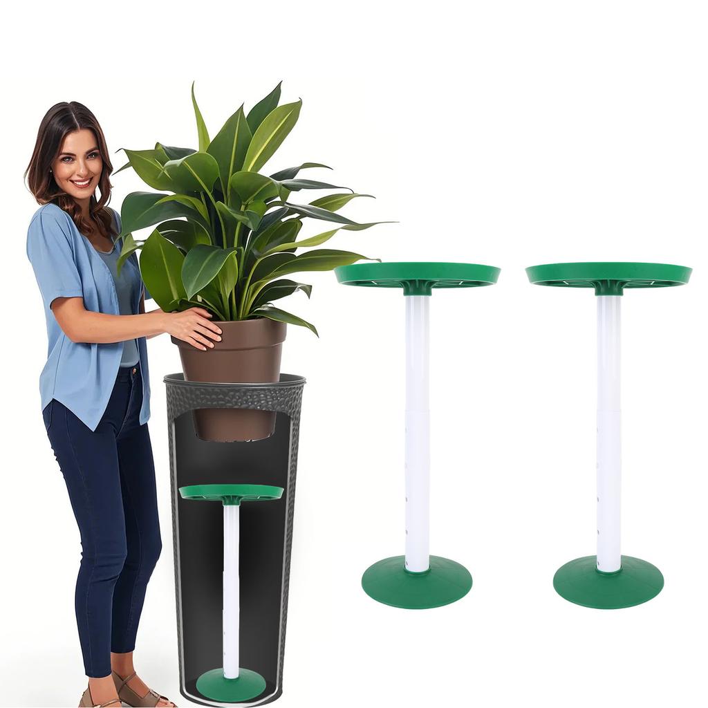 2 Sets   Verhogers voor Planten met Drainagegat Potvuller Verhogingen voor Binnen Bloempot Container