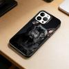 French Bulldog Dog-DG  Phone Case For iPhone 17,16,15,14,13,12,11 Plus,Pro Max,XS,Colored Silver Plated Inside Cover