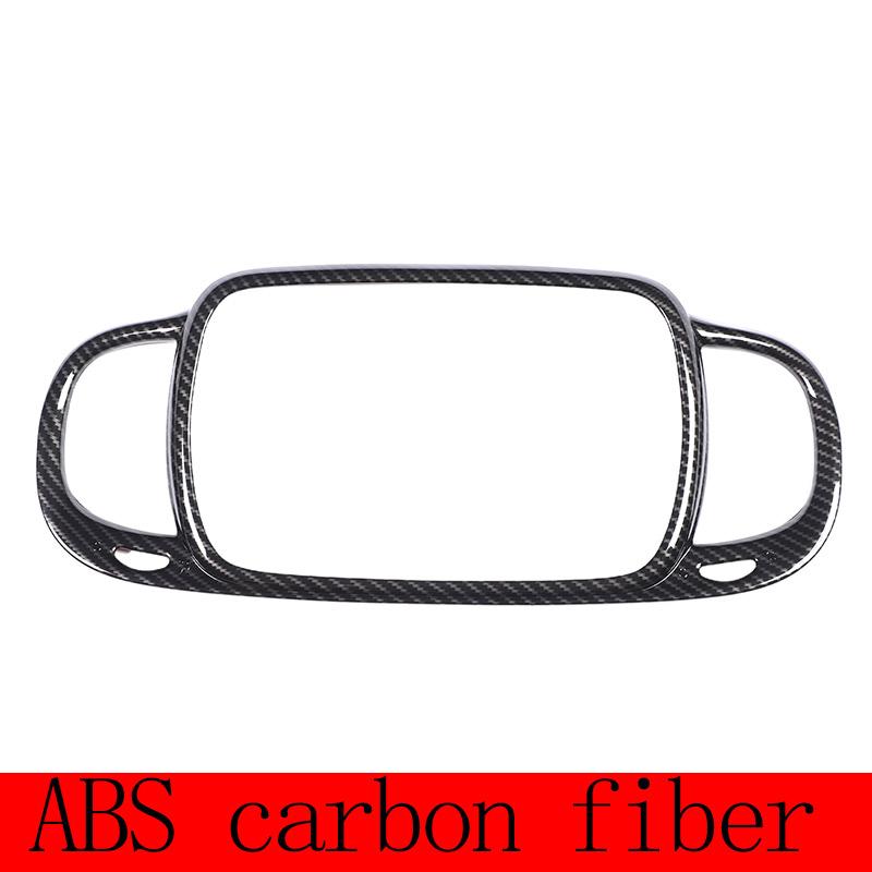 

ABS Carbon fiber For Fiat 500 2016-2026 Car Center Console Air Outlet Navigation Screen Frame Sticker Car Interior Accessories