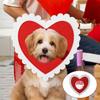 Creative Heart Shape Cat Dogs Hat Cute Comfortable Dog Cosplay Hat Pet Accessories Soft Cat Dogs Headwear Valentine's Day