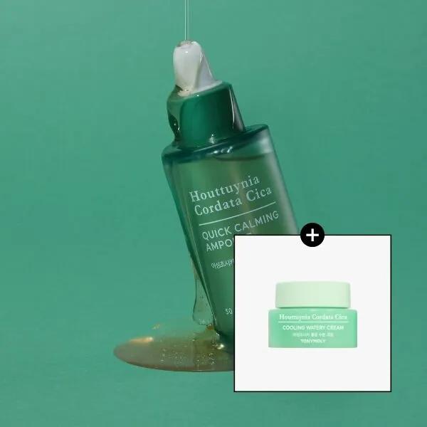 Additional Gift of Eoseongcho Cica Quick Calming Ampoule + Eoseongcho Cooling Cream 8ml