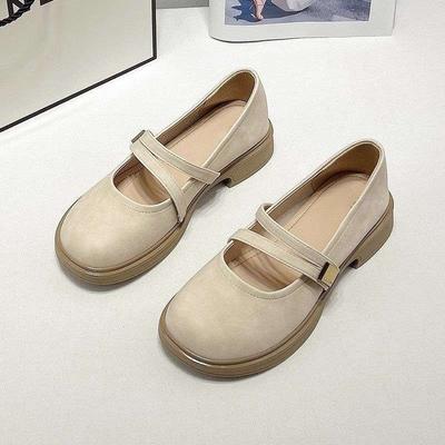 Mary Jane Small Leather Shoes Women's New Spring and Autumn with Skirts Small Leather Shoes Single Shoes Women